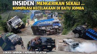 INSIDEN MENGERIKAN ‼️TEREKAM JELAS DETIKDETIK TRUK DAN MOBIL PIC UP TERBALIK [upl. by Amles]