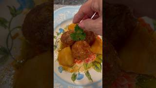 Cómo hacer Albóndigas de Carne en Salsa Criolla [upl. by Scharf]