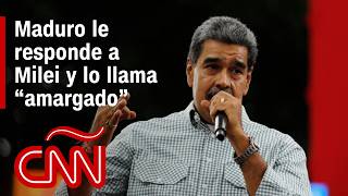 Maduro le responde a Milei y lo llama “amargado” resumen de últimas noticias en Venezuela [upl. by Lansing]