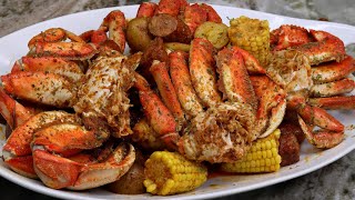 DUNGENESS Crab Boil  Seafood Boil Recipe [upl. by Ayotahs503]