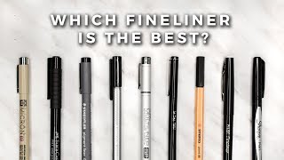 Which Fineliner is the Best  STATIONERY SHOWDOWN [upl. by Yenobe]