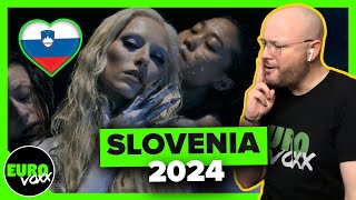 🇸🇮 SLOVENIA EUROVISION 2024 REACTION Raiven  Veronika [upl. by Latrice]