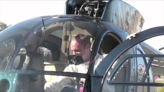 Startup amp Takeoff of an Turbine MD500 Hughes 369C Helicopter [upl. by Akehs]