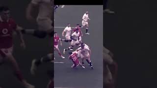 Owen Farrelll Red Card Hit England v Wales 120823 Amazon Prime Video SportSummer Nation Series [upl. by Esiahc]