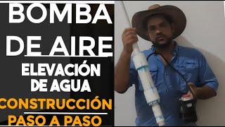 BOMBA DE AIRE DE SUCCION DE AGUA CONSTRUCCIÓN PASO A PASO [upl. by Ryan]