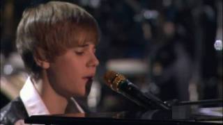 Justin Bieber  quotPrayquot HD AMA Music Awards 2010 Performance LIVE [upl. by Allevon826]