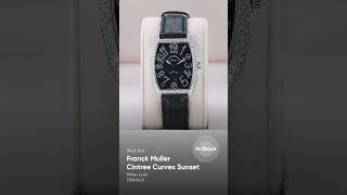 Franck Muller 7500 S6 D Cintree Curvex Sunset White Gold Diamonds Edition Black Dial [upl. by Beilul]