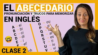 EL ABECEDARIO en inglés 🔊PRONUNCIACIÓN fácil y rápido🚀 ▶ ＃2 Clase [upl. by Sekoorb]