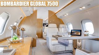 Inside Bombardier Global 7500 Private Jet [upl. by Innor]