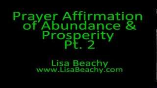 Prayer Affirmation Meditation Video for Wealth and Abundance Pt 2  Theta Healing [upl. by Ahrendt]