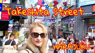 The bustle of HARAJUKUs Takeshita Street [upl. by Vassily]