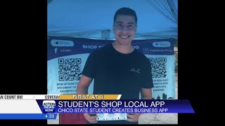 Chico State student helping local businesses grow with a new app [upl. by Seyah]