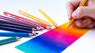 How to BLEND COLORED PENCILS For Beginners Prismacolor Tutorial [upl. by Faxon]