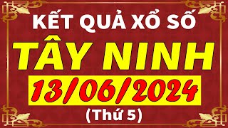 Xổ số Tây Ninh ngày 13 tháng 6  XSTN  KQXSTN  SXTN  Xổ số kiến thiết Tây Ninh hôm nay [upl. by Ennaeed]