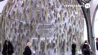 Tomas Saraceno Cloud Cities Opening [upl. by Aisercal]