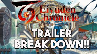 Eiyuden Chronicle Trailer Breakdown [upl. by Rahsab257]