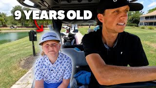 The 1 Ranked 9YearOld Golfer in the World [upl. by Nbi]