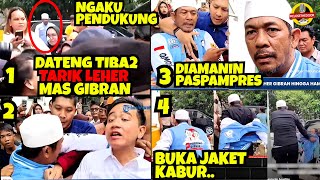 Ngaku Pendukung Tarik Leher Gibran Dipiting Paspampres Kabur Lepas Jaket Saat Ditanya Wartawan [upl. by Imim]