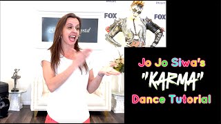 JoJo Siwa  Karma official dance tutorial [upl. by Anwahsit]