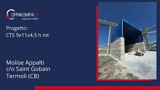 Molise Appalti  Saint Gobain  Capannone mobile Copritutto CTS [upl. by Eckhardt]