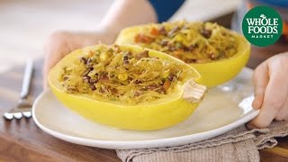 Spicy Spaghetti Squash with Black Beans  Freshly Made  Whole Foods Market [upl. by Cherise]