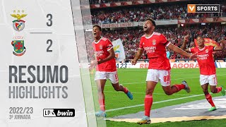 Highlights  Resumo Benfica 32 Paços de Ferreira Liga 2223 3 [upl. by Ericksen]