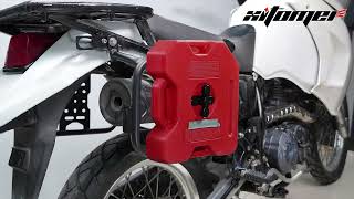 Kawasaki KLR650 Pannier Rack Installation by xitomer [upl. by Chafee452]