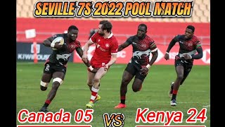 Kenya vs Canada 7s Seville 7s 2022  FULL MATCH RUGBY 7S REPLAY HSBC Rugby Seven Series Pool Games [upl. by Bridgette299]