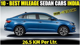 Top 10 Highest Mileage Giving Sedan Cars In India 2023  Best Mileage Sedan Cars In India 2023 [upl. by Nahseez]