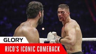 Rico Verhoevens ICONIC comeback Verhoeven vs Ben Saddik 3 FIGHT HIGHLIGHTS [upl. by Acassej]