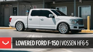 Lowered Ford F150  Vossen Hybrid Forged HF65 Wheel [upl. by Bertila]