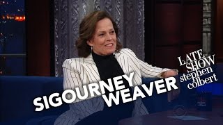 Sigourney Weaver Went Island Hopping To Avoid Trump News [upl. by Balthasar54]