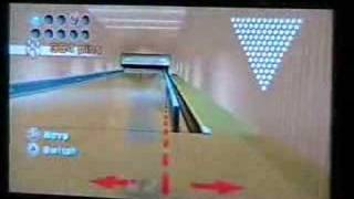 Wii Bowling Trick Shot  Power Throw [upl. by Nelly333]