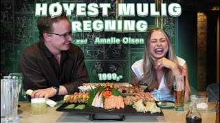 Prøver å få høyest regning med Amalie Olsen [upl. by Ahselat984]