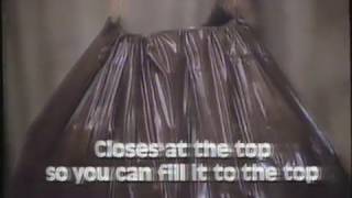 1985 Hefty Cinch Sak quotHey Burtquot quotDrawstringquot TV Commercial [upl. by Yenattirb]