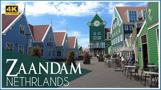 Walking Tour in Zaandam  The great shopping area  The classic mansions  4k [upl. by Releehw]