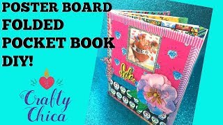 Paper Crafts Folded Pocket Book Tutorial [upl. by Keppel367]