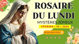 ROSAIRE DE GUÉRISON  MYSTÈRES JOYEUX ROSAIRE DU LUNDI🌹04 FÉVRIER 2024 [upl. by Dibru251]