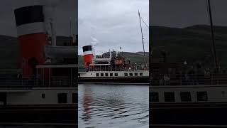 The Steam Boat Waverley Departing Tighnabruaich Waverley boattrip scotland steam [upl. by Service]