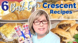 6 BEST Crescent Roll Recipes I’ve EVER Made  Quick Easy Budget Friendly Crescent Roll Recipes [upl. by Aztirak]