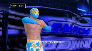 WWE12 PSP Hack Sin Cara entrance [upl. by Emmey]