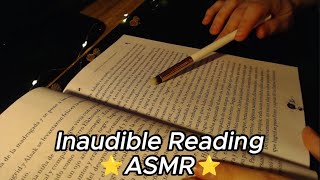 🎀 asmr 🎀 Mi PRIMER lectura inaudible [upl. by Philander]