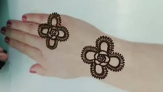 New stylish beautiful mehndi design easy front hand mehndi  Mehndi ka design Mehndi Beautiful [upl. by Mylan]