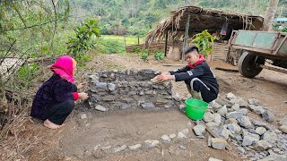 Orphan Boy Building a water tank Building a Farm Gardening corn Farm life Livestock [upl. by Valentijn513]