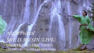 Nightwish amp Floor Jansen  She Is My Sin  Lyric Video [upl. by Notsuh]