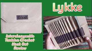 Lykke Interchangeable Tunisian Crochet Hook Set Review [upl. by Anairuy]