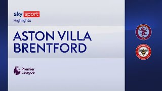 Aston VillaBrentford 33 gol e highlights  Premier League [upl. by Laynad]