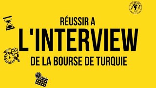 Réussir à linterview de la bourse de Turquie 2023 [upl. by Harwill]