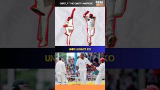 Curtly quotThe Giantquot Ambrosequot  One of the greatest bowler shorts cricket curtlyambrose [upl. by Dyke]