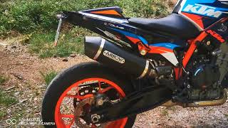 KTM 890 Duke R Arrow exhaust sound [upl. by Solahcin]